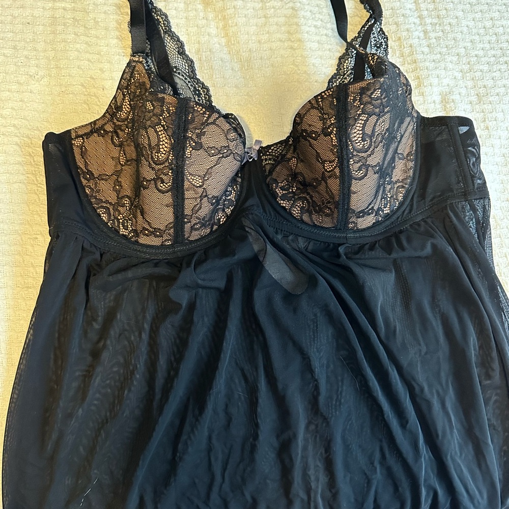 Black Lace Chemise